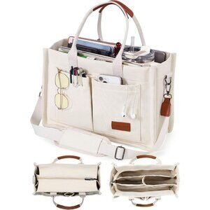 Spacious Work and College Tote Multi Compartment Teacher & Nurse Bag Durable